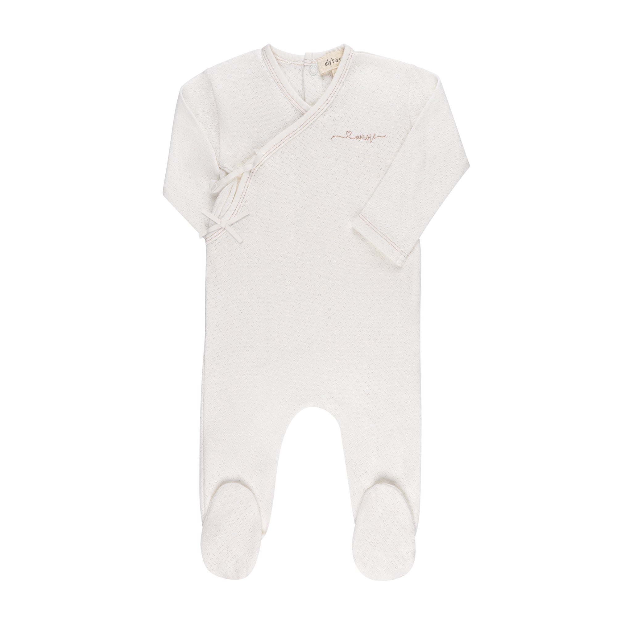 Organic Cotton Amore Pointelle Collection - Footie