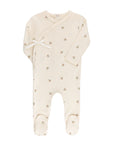 Soft cotton Baby Footie – Embroidered Collection