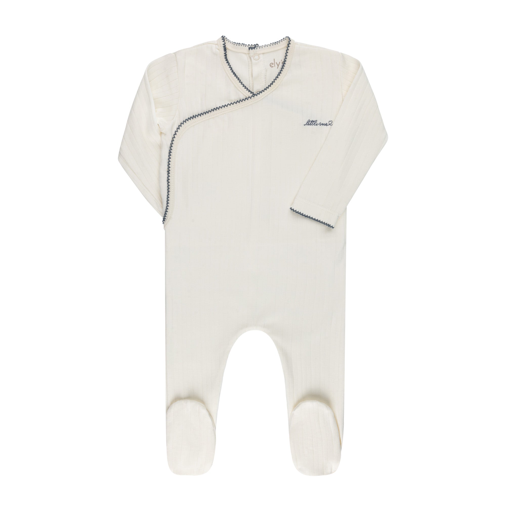 Cotton Little One Collection - Kimono Footie