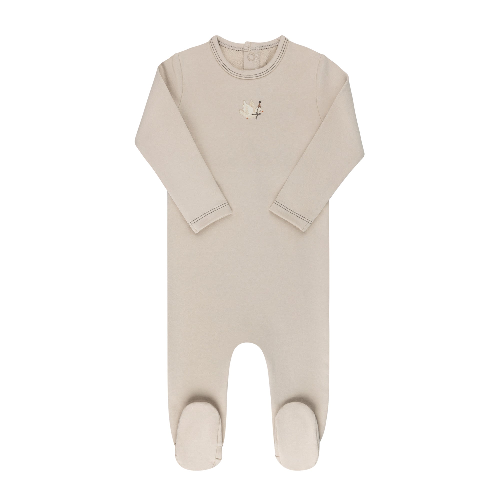 Organic French Terry - Bird Collection - Footie