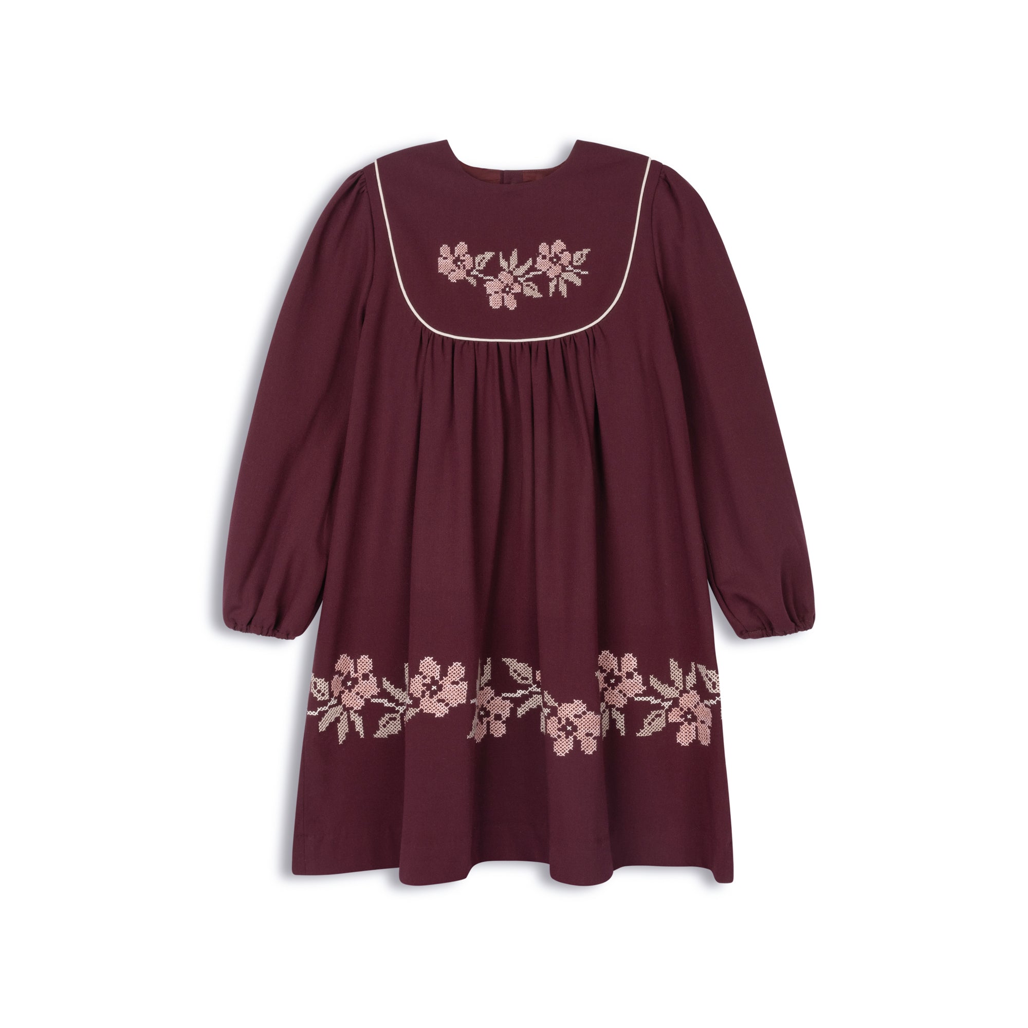Stitch Embroidered Wool Collection - Romper