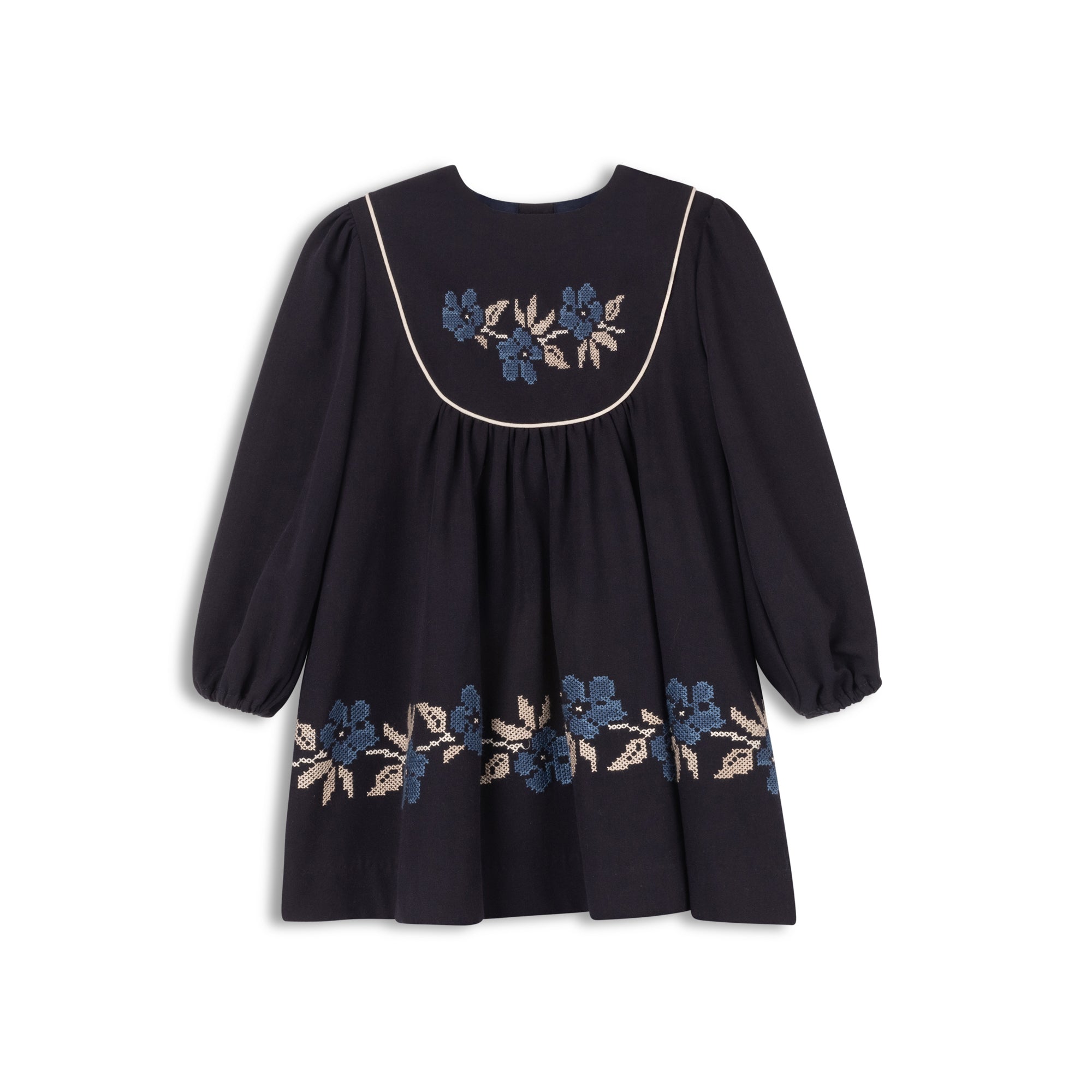 Stitch Embroidered Wool Collection - Romper
