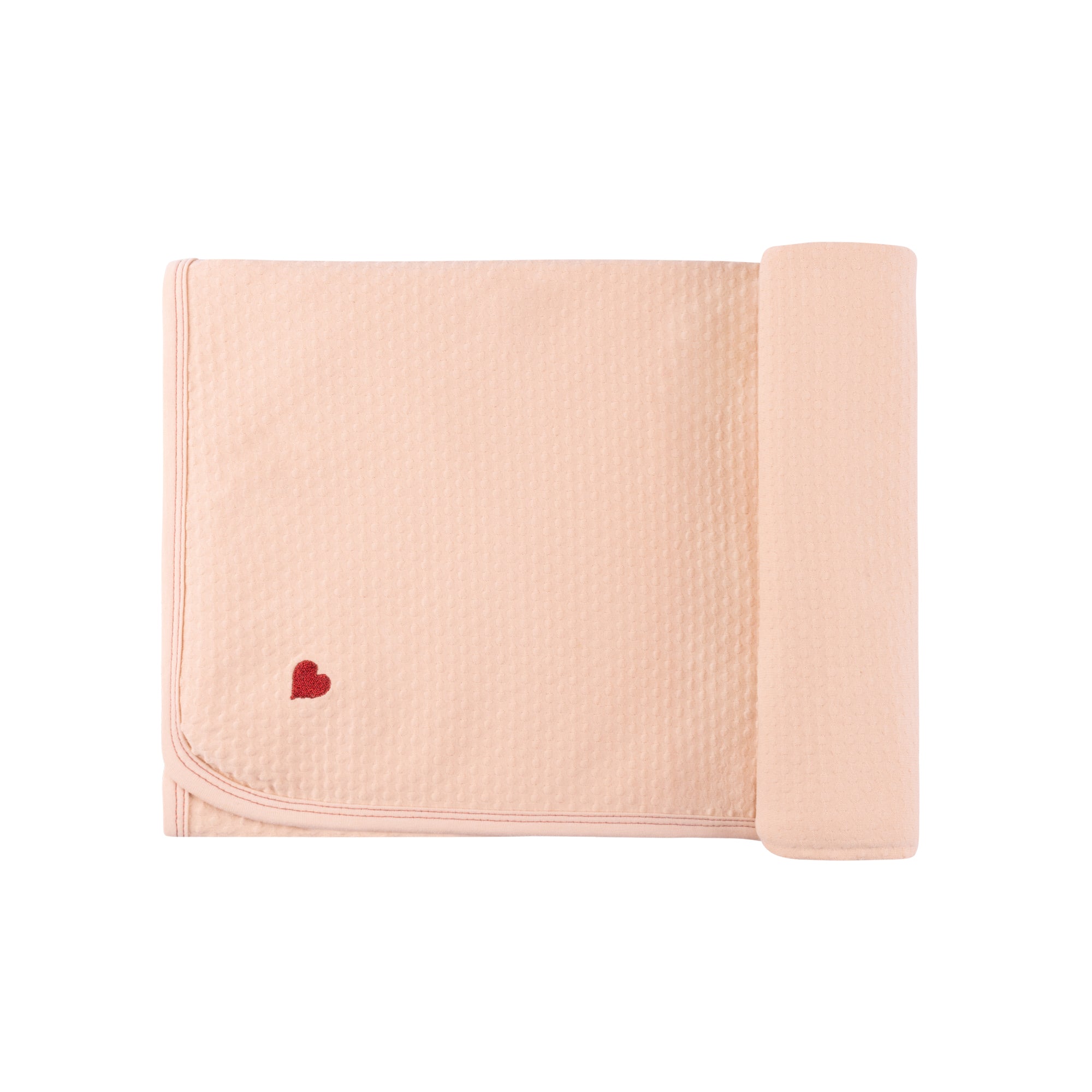 Cotton - Embroidered Heart and Star Collection - Blanket