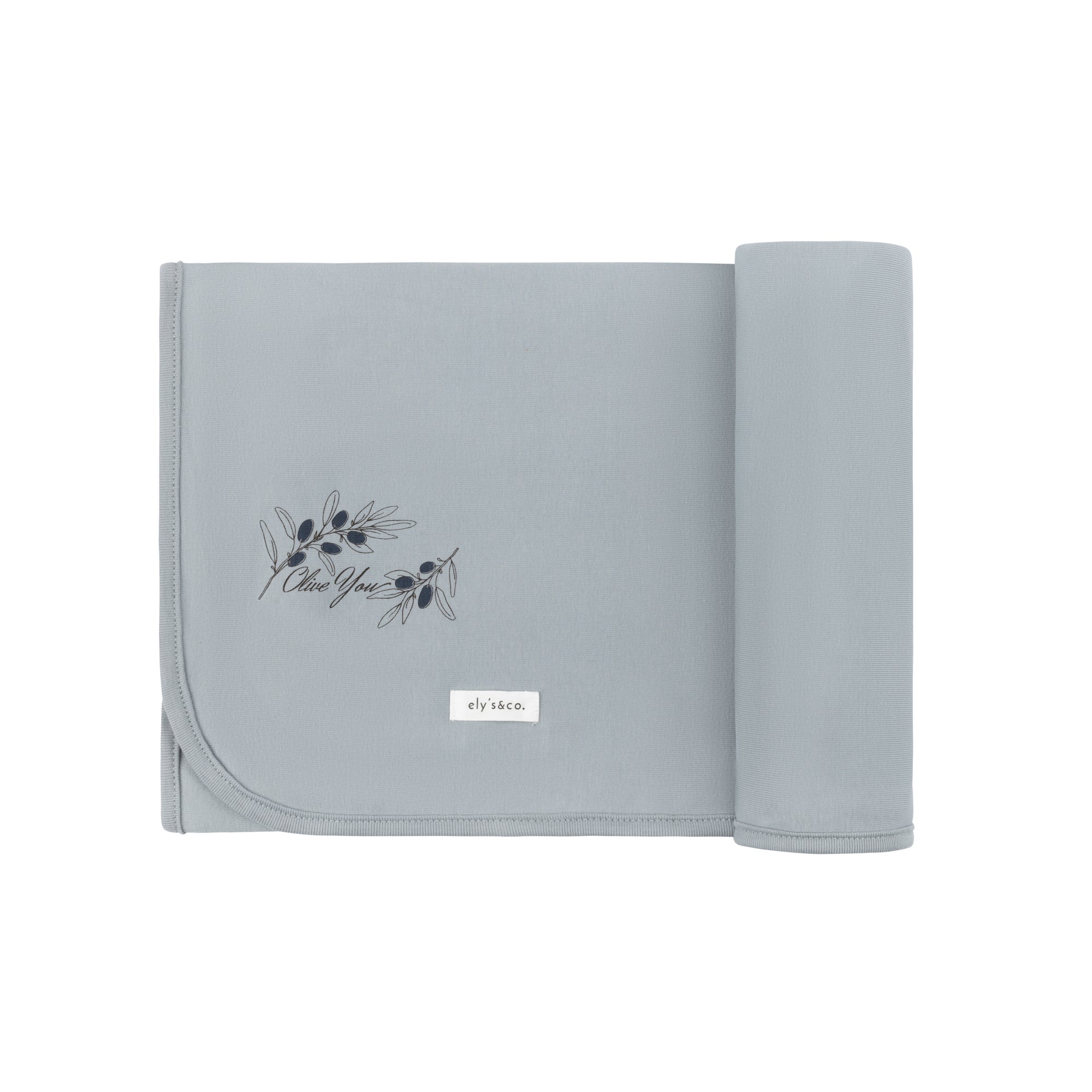 Modal French Terry Olive you Collection - Blanket