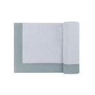 breathable Blue knit blanket