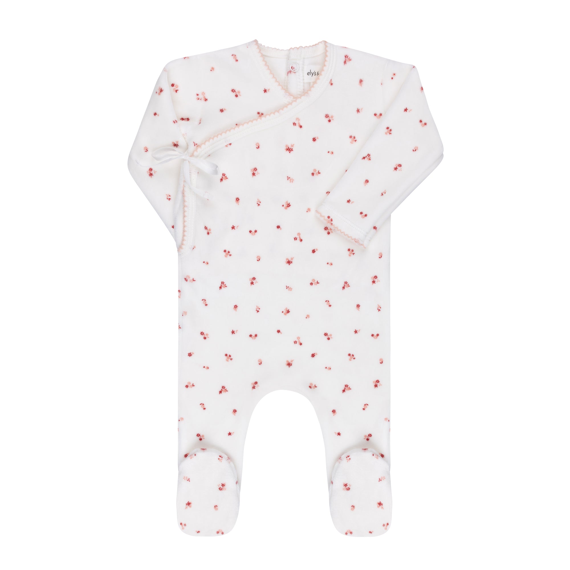Velour Cluster Flower &amp; Leaf Collection - Footies