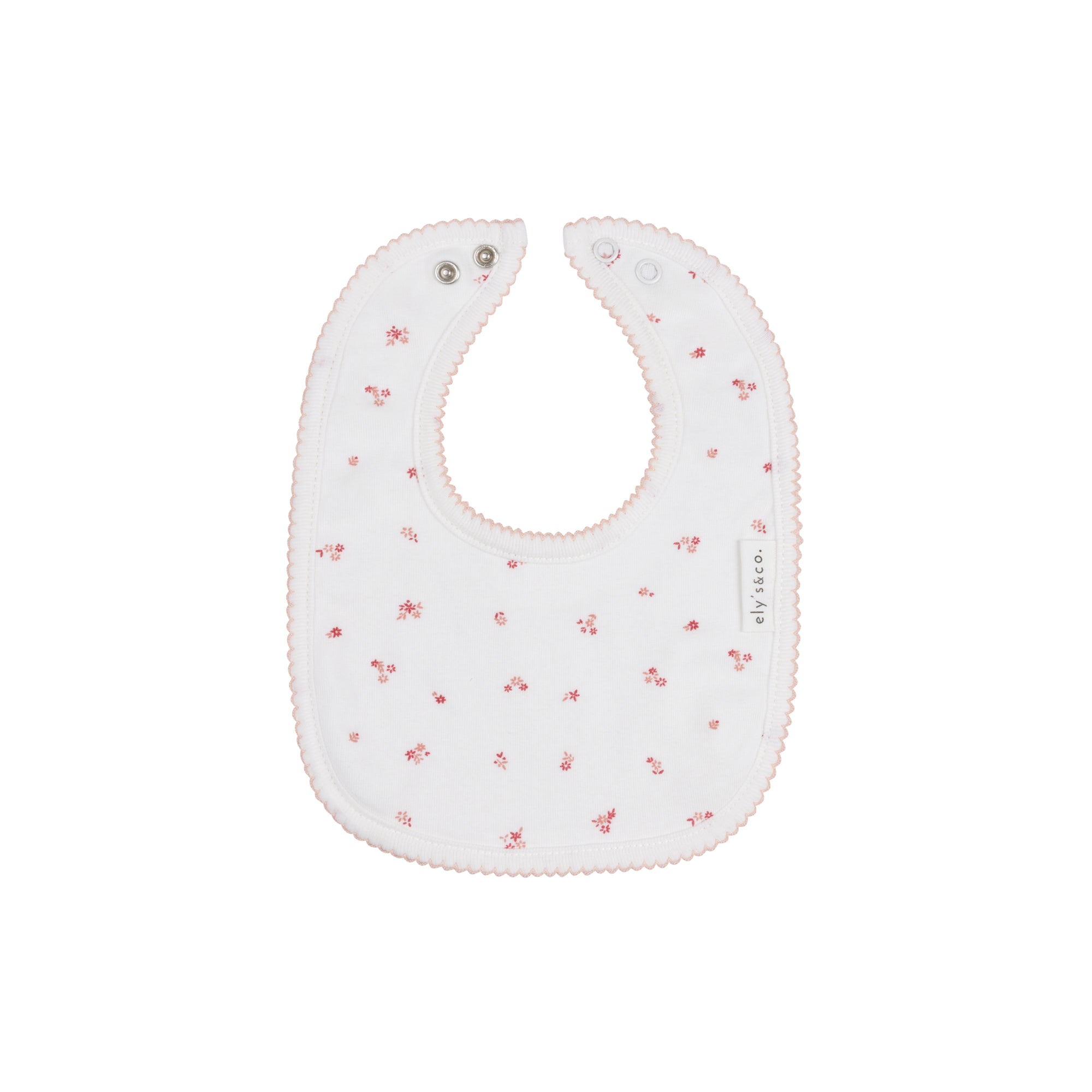 Organic Cotton Cluster Flower &amp; Leaf  Collection - Bib