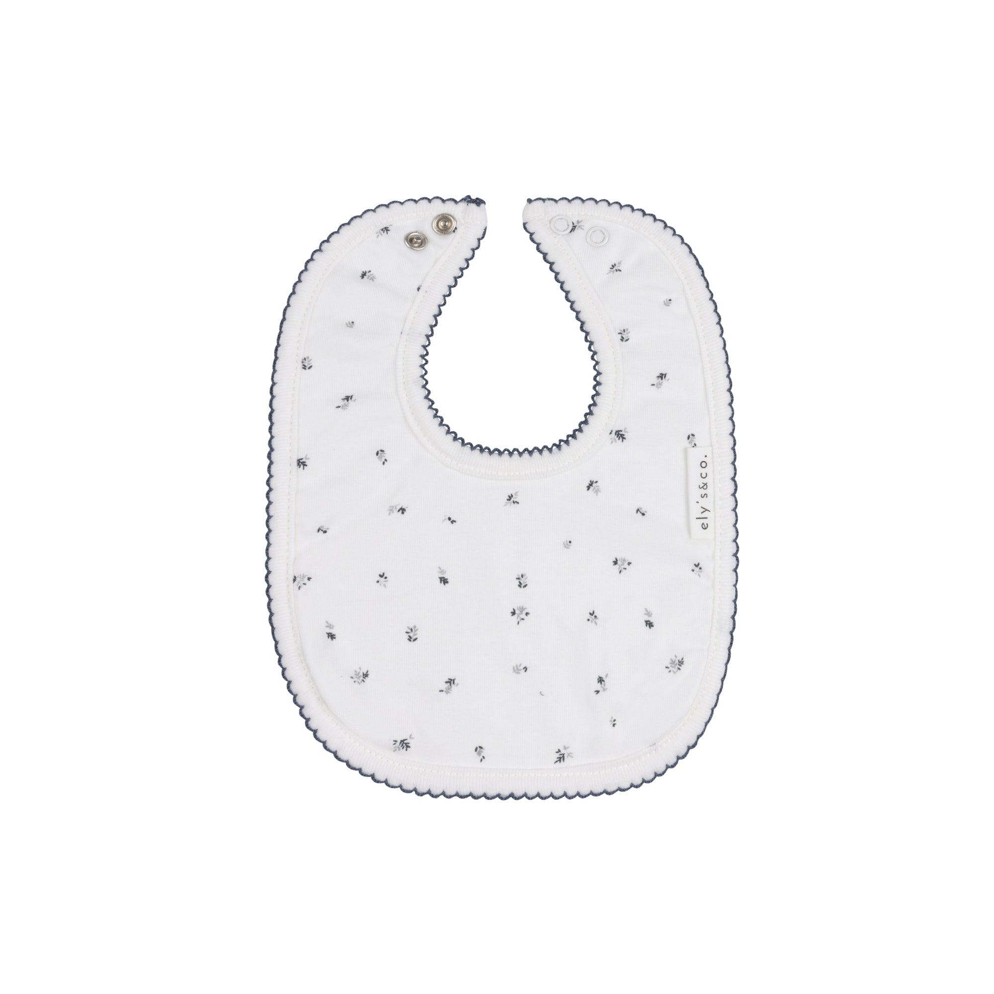 Organic Cotton Cluster Flower &amp; Leaf  Collection - Bib