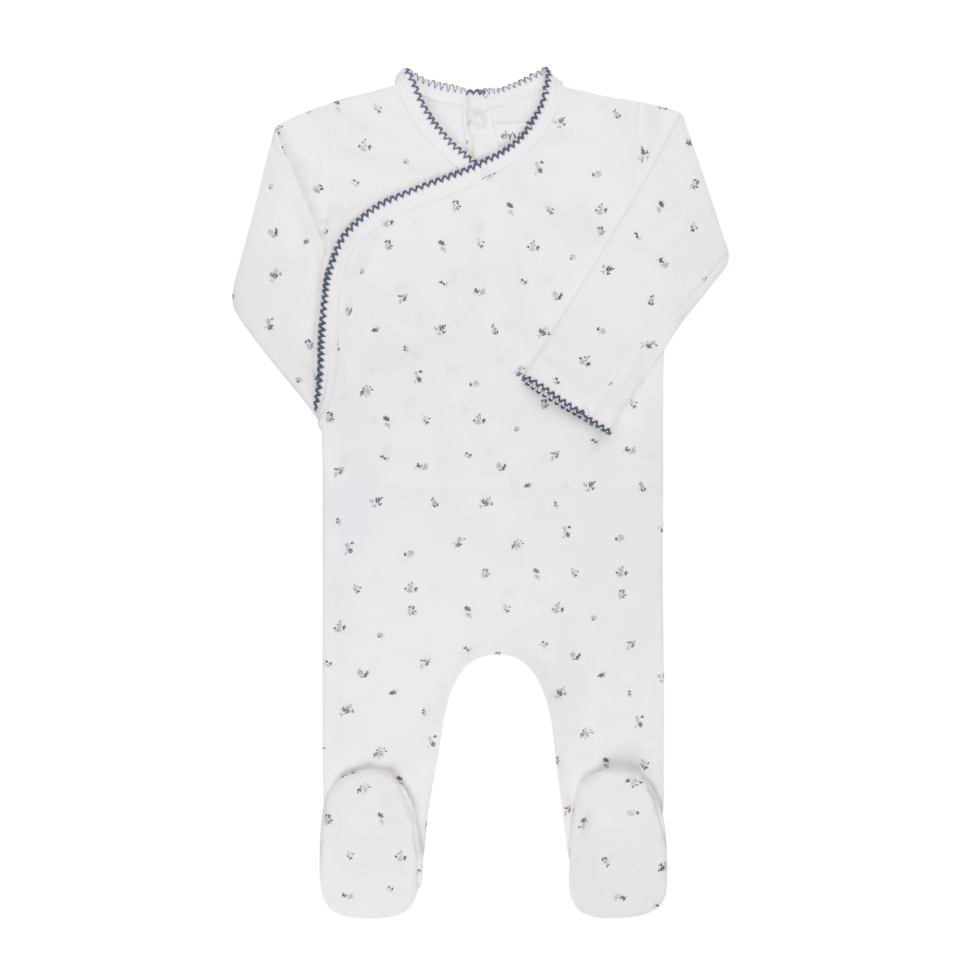 Velour Cluster Flower &amp; Leaf Collection - Footies
