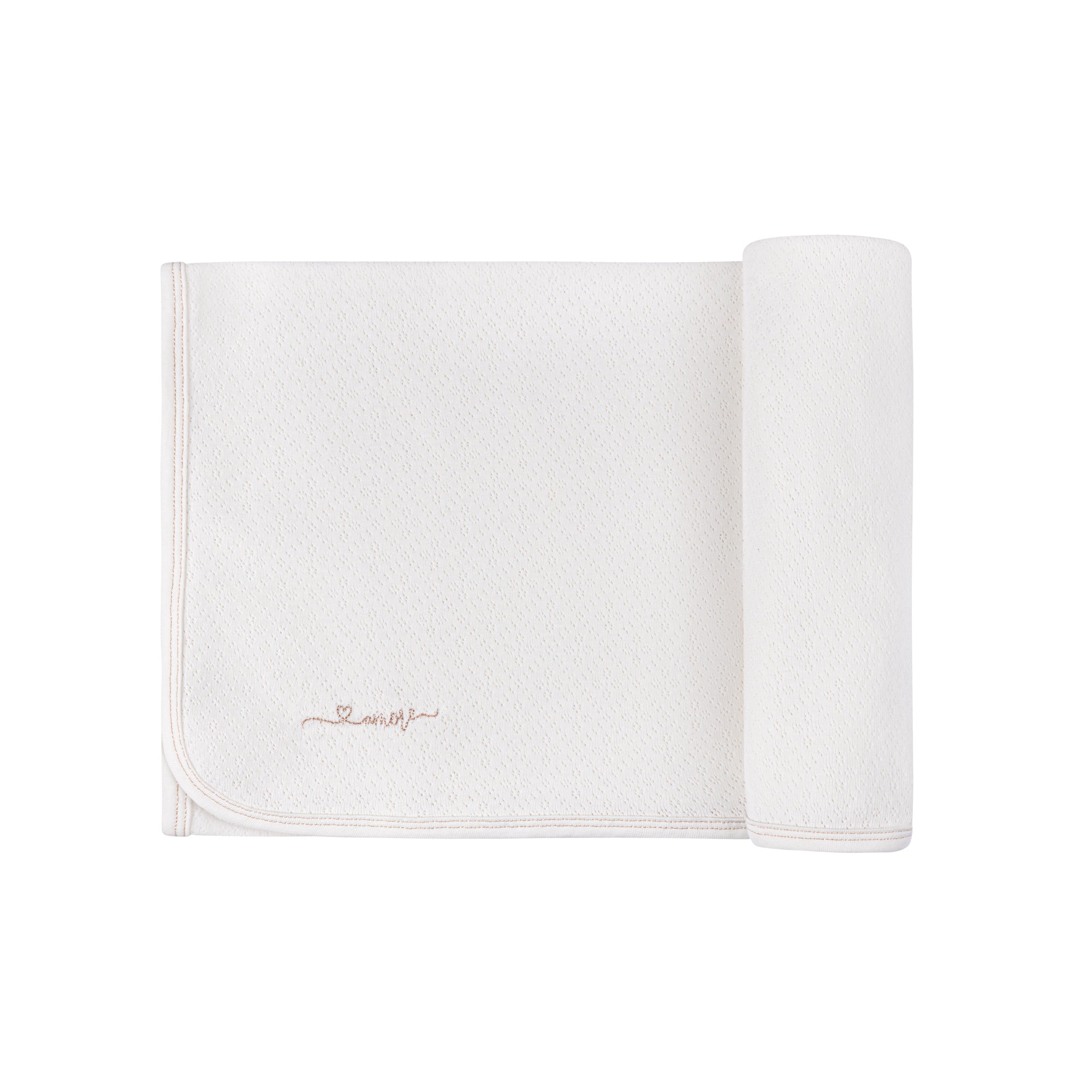 Organic Cotton Amore Pointelle Collection - Blanket