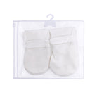 gift ready baby mittens white
