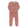 Velour Plaid Bear Collection - Footie