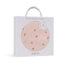 Gift ready Breathable pink Floral Muslin Cotton swaddle blanket