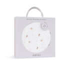 Gift Ready Floral Muslin Cotton Swaddle Blanket Ivory