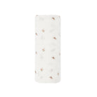 ivory Floral Muslin Cotton Swaddle Blanket