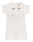Organic Cotton Embroidered Collar Collection - 2Pc Set -Boys