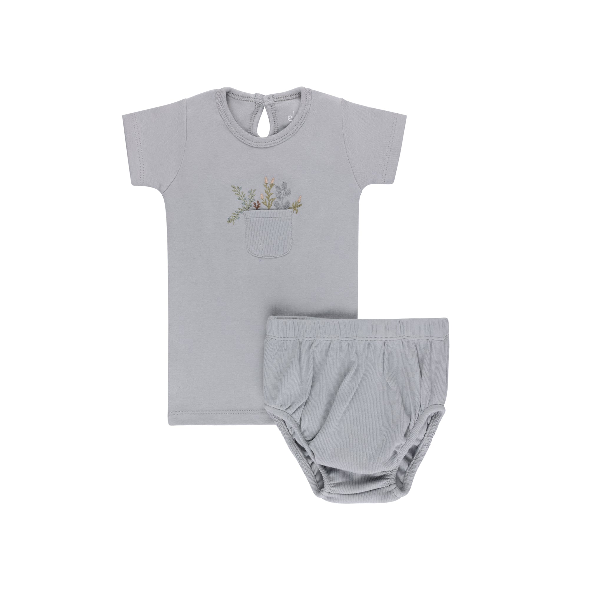Cotton - Pocket Full of Flowers Collection Top + Bloomer