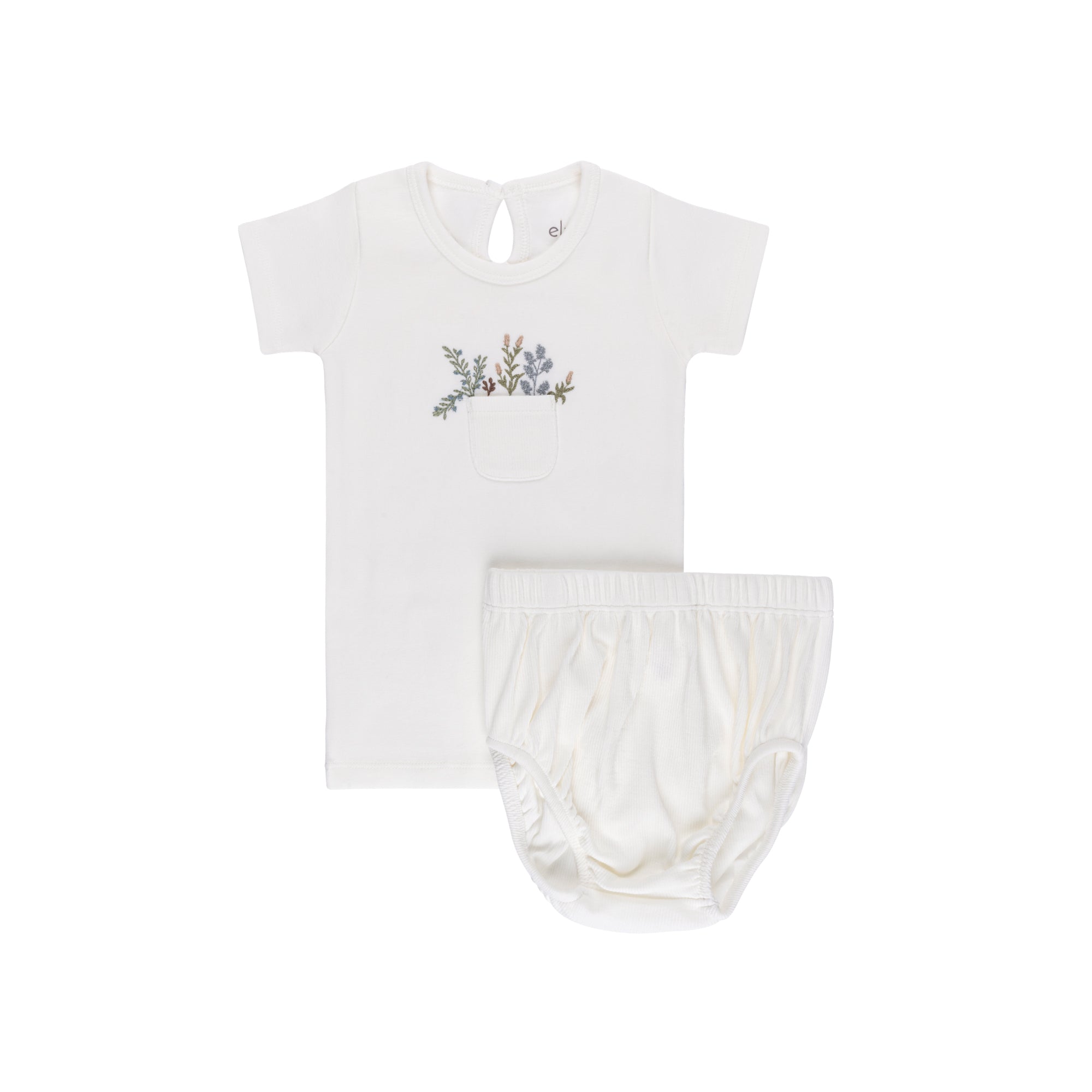 Cotton - Pocket Full of Flowers Collection Top + Bloomer