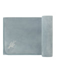 Velour Center Floral Collection - Blanket
