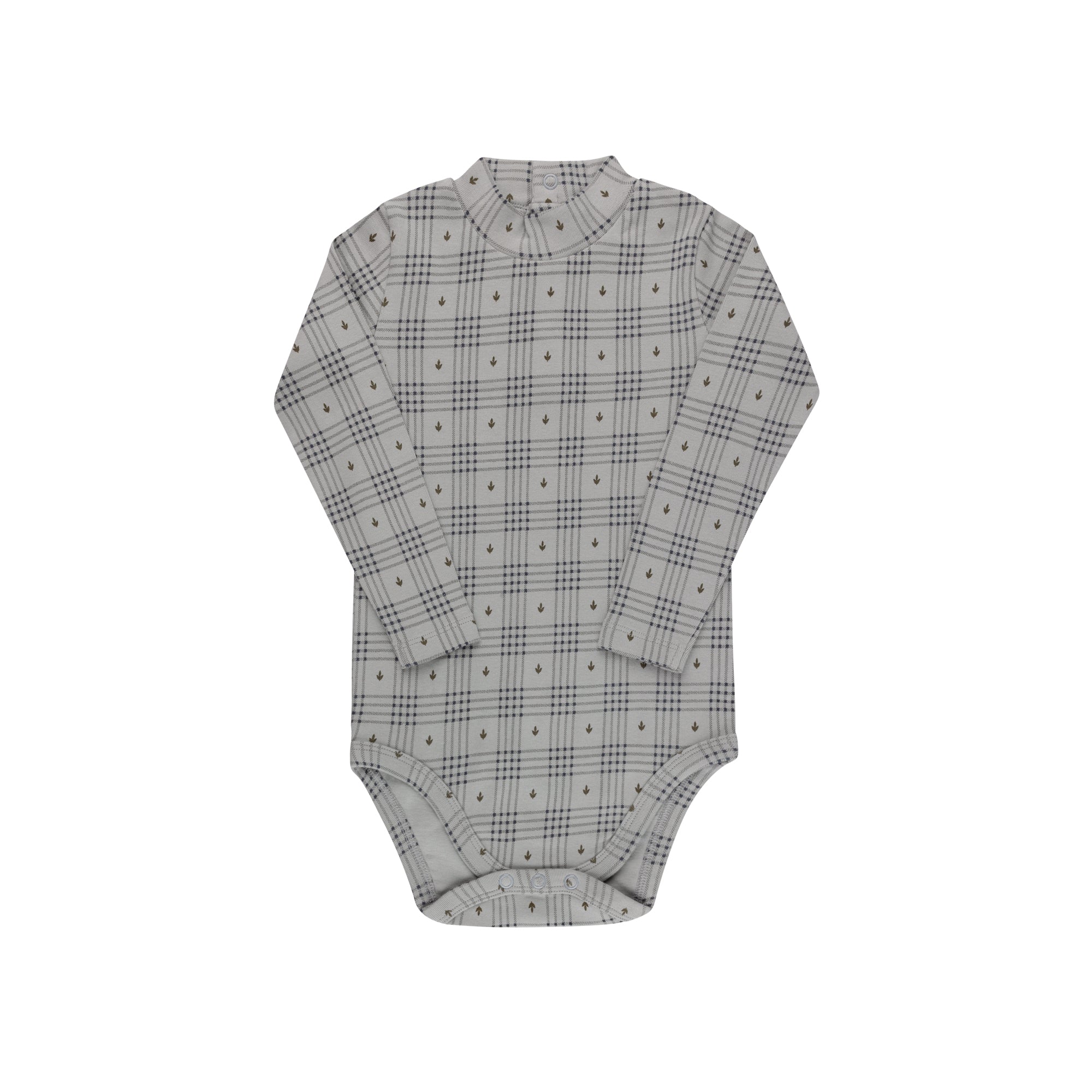Cotton Floral Plaid Collection - Bodysuit + Overalls