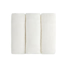 Hypoallergenic ivory Burp Cloth set