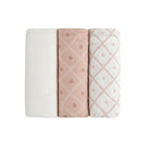 Hypoallergenic Pink Burp Cloth set