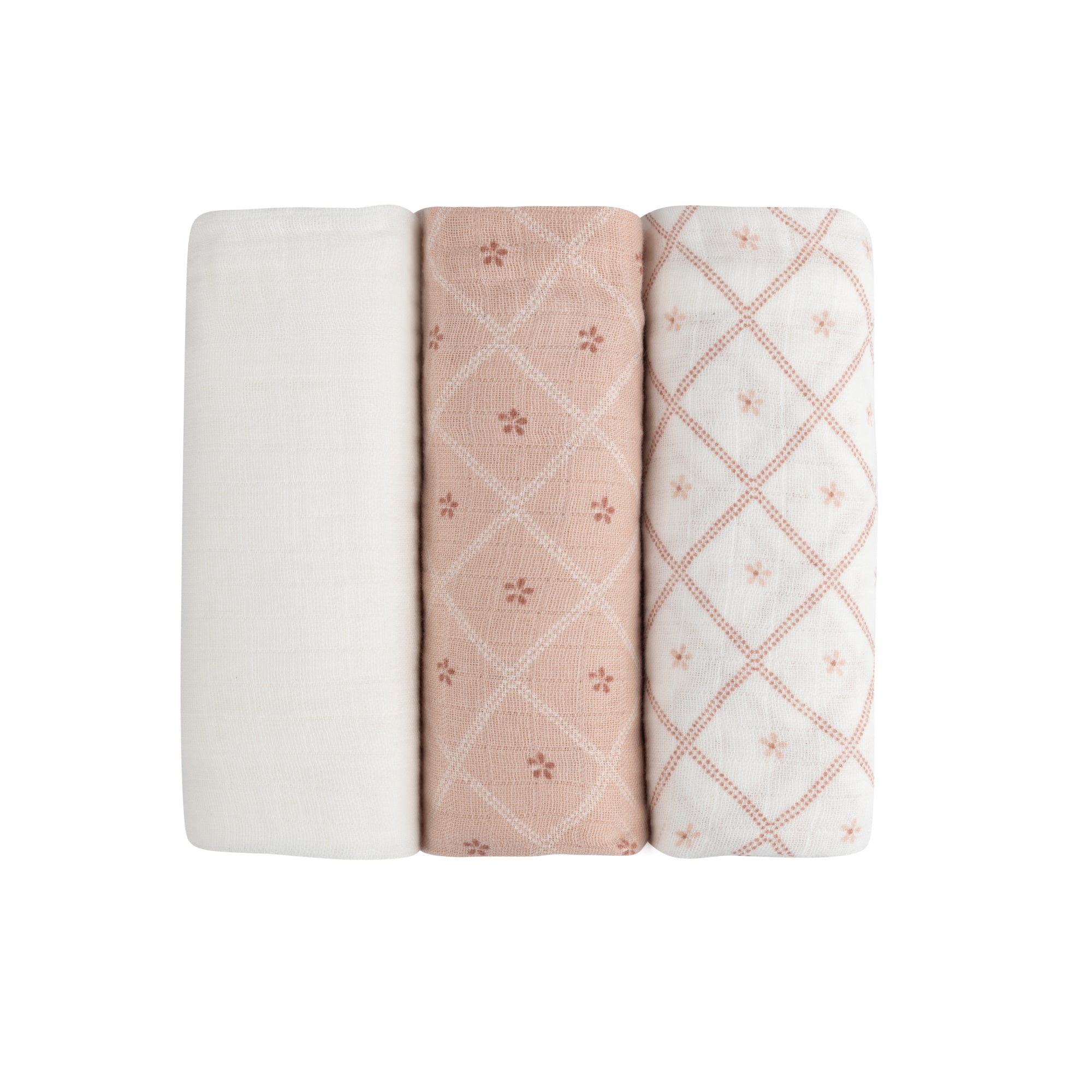 Hypoallergenic Pink Burp Cloth set