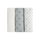 Hypoallergenic Grey Burp Cloth set