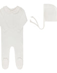 Embroidered Collar Collection - Footie + Bonnet