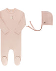 Organic French Terry - Bird Collection - Footie + Bonnet
