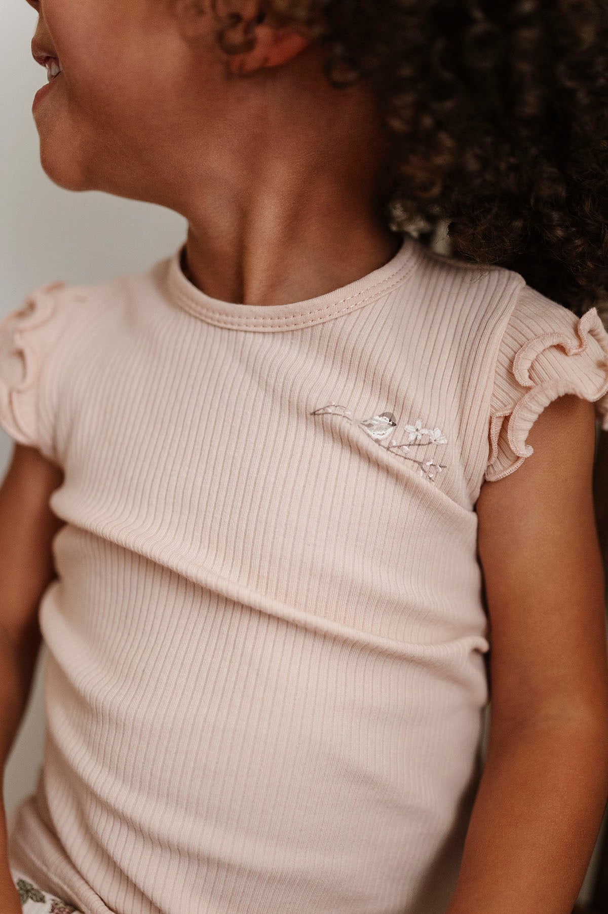 Jersey Cotton - Vintage Birds Collection- Ribbed Tee &amp; Bottoms