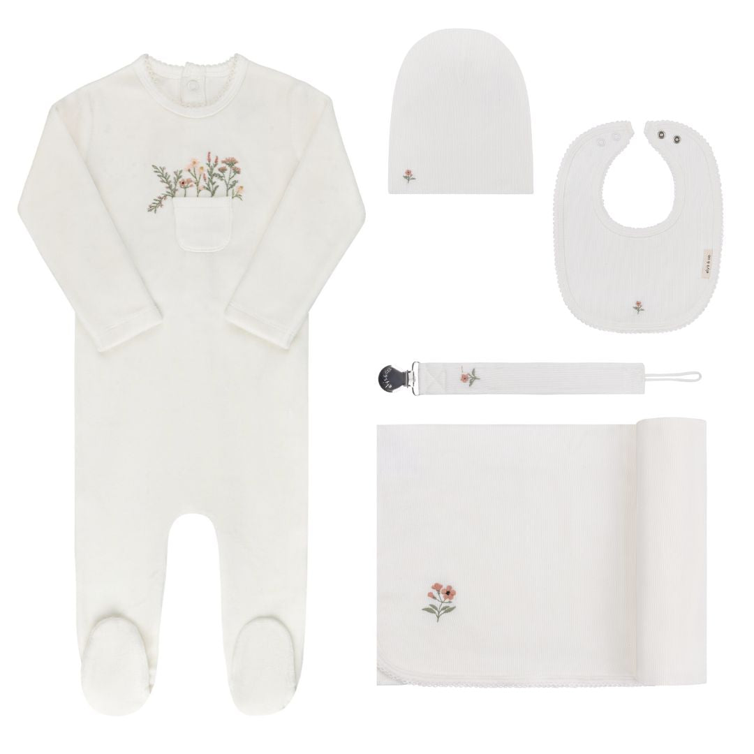Velour Pocket Full of Flowers Collection - Deluxe Take Me Home Set