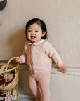 Bubble Knit Collection - Ribbed Overalls