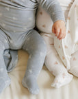 Velour Leaf Pattern Collection - Bib