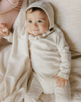 Whip Stitch Collection - Footie + Bonnet