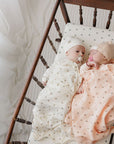 2 Pack Cherry Print Collection Muslin Swaddle