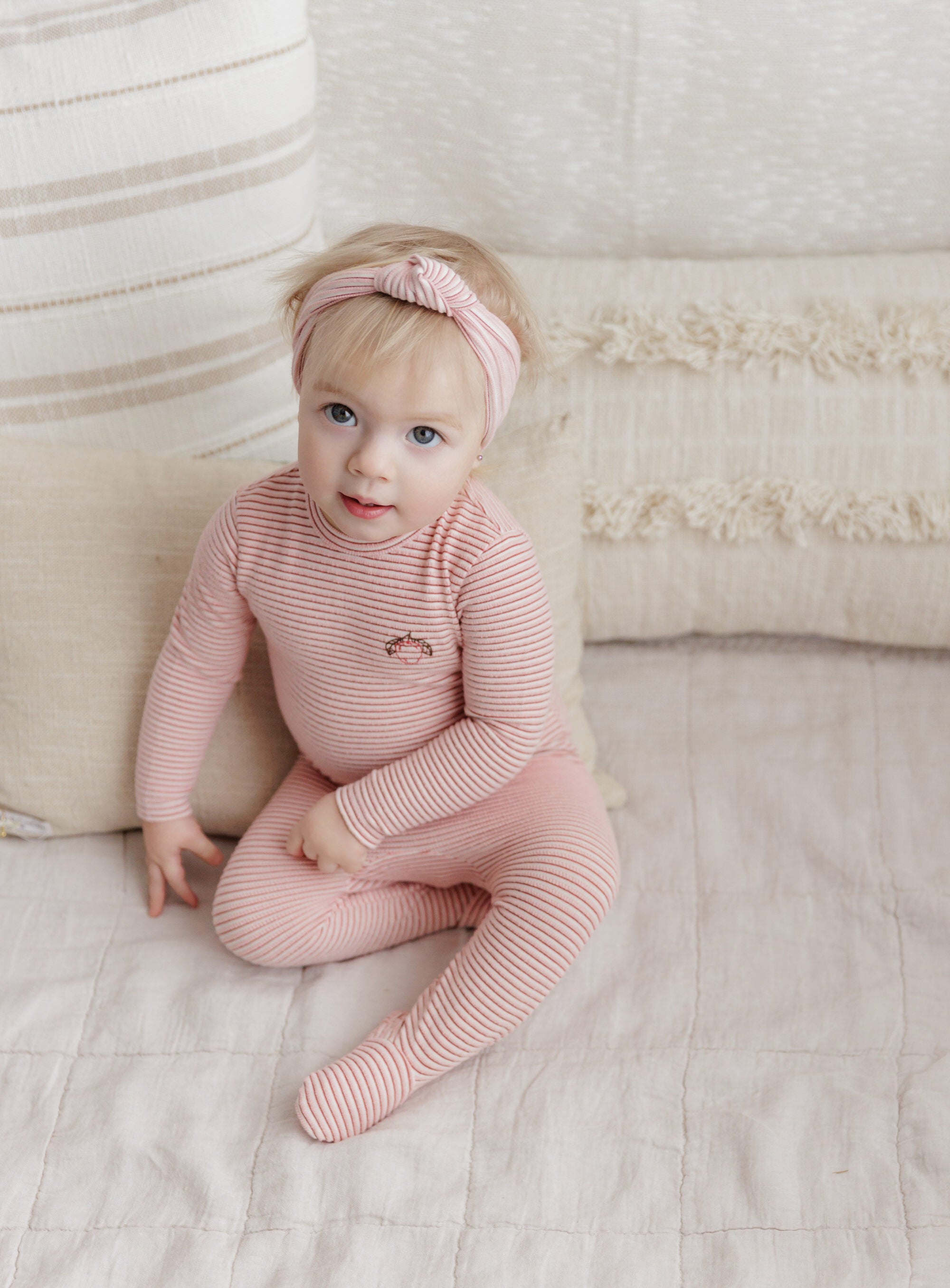 Metallic Stripe Collection - Footie