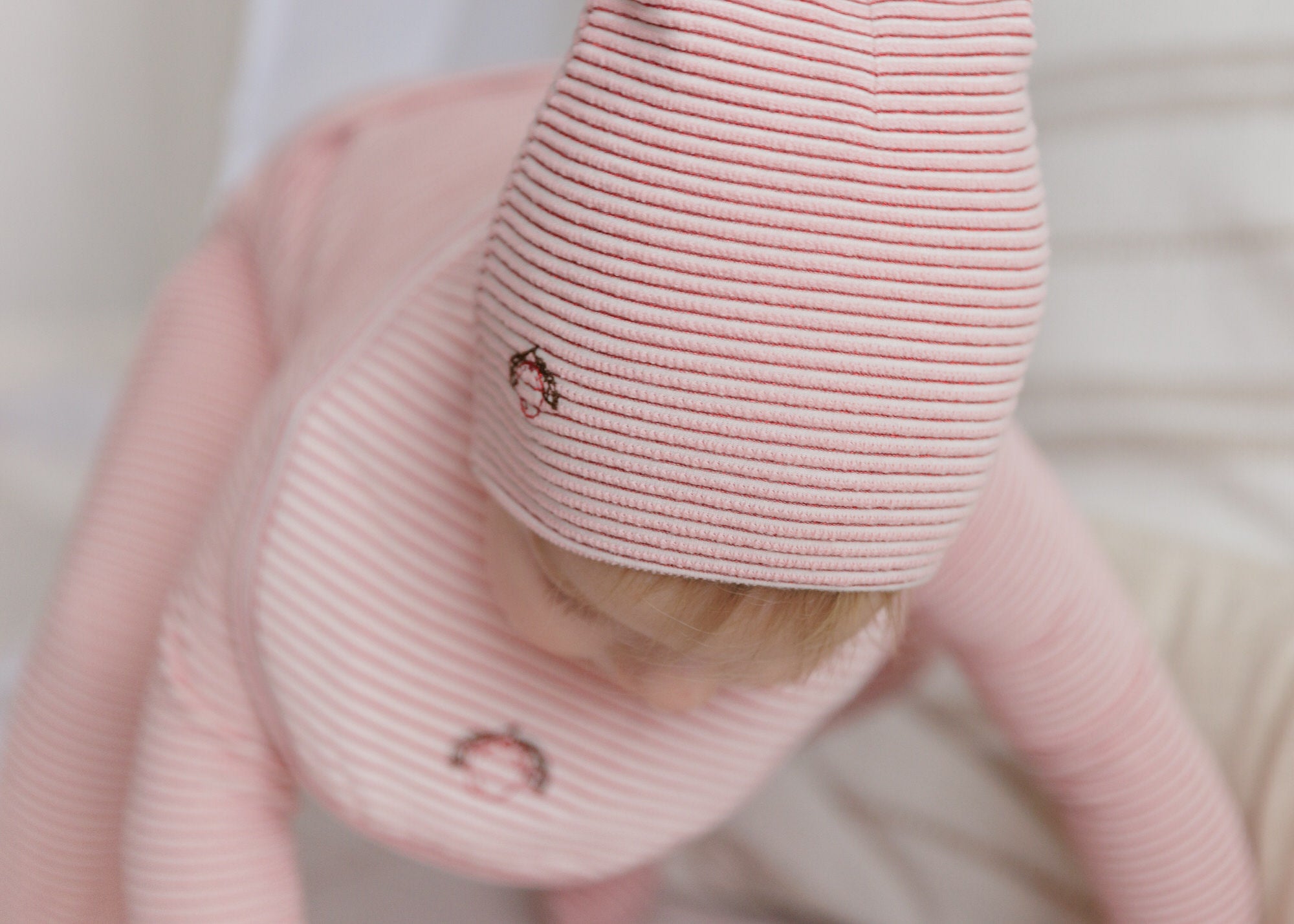 Metallic Stripe Collection - Footie + Beanie