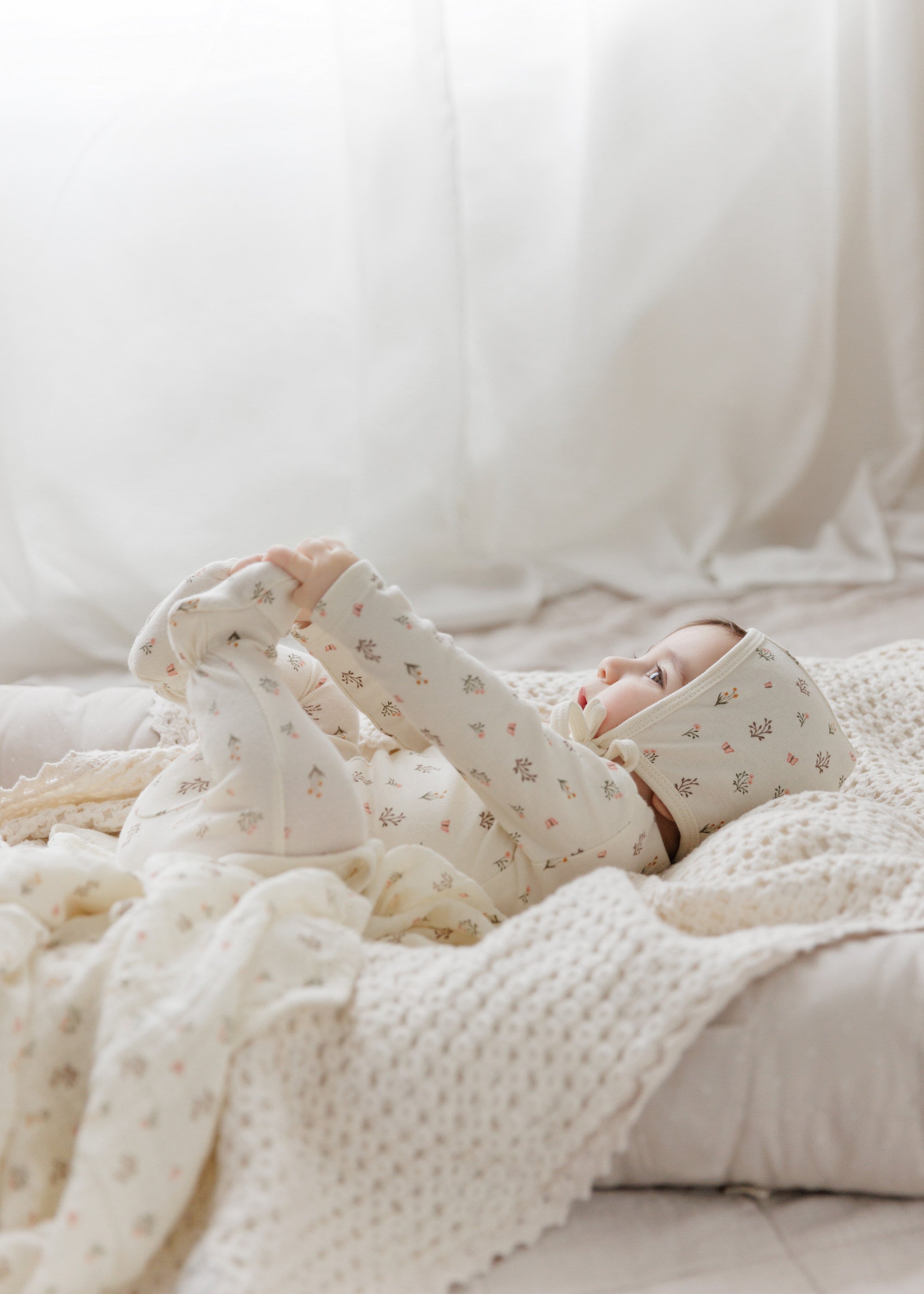 Garden Floral Print Collection - Muslin Swaddle