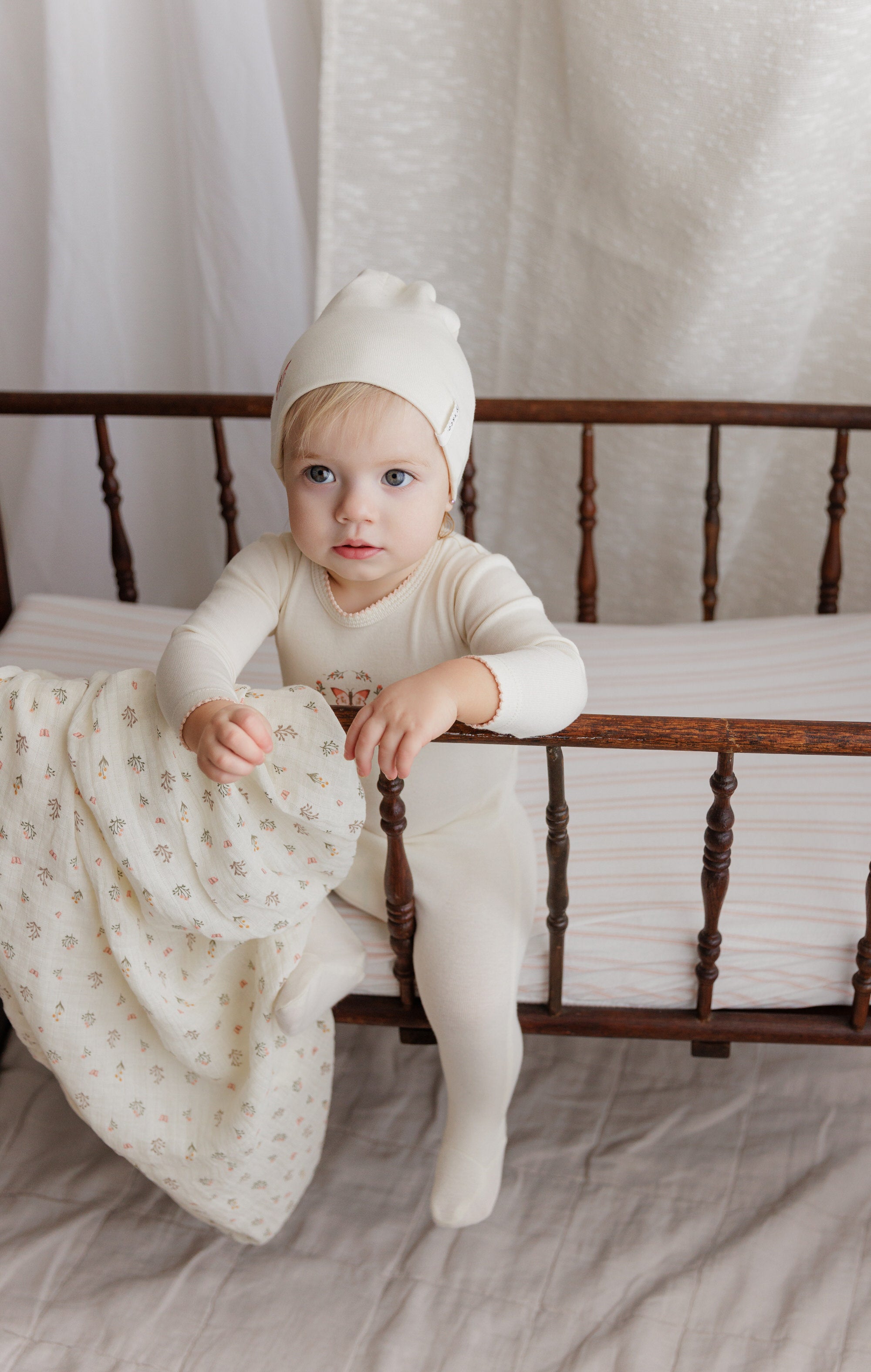 Garden Floral Print Collection - Muslin Swaddle