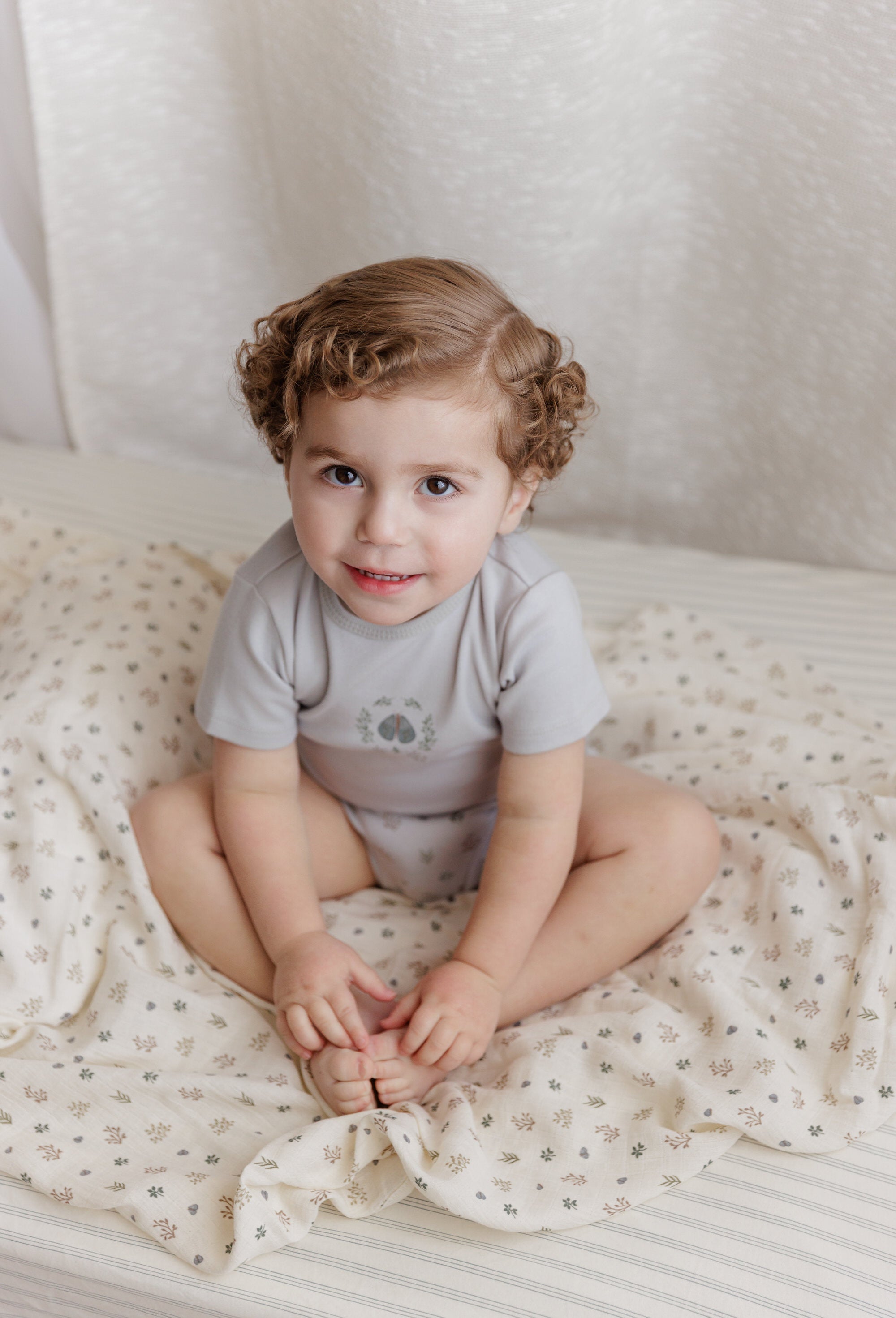 Garden Floral Print Collection - 2Pc Set Boy