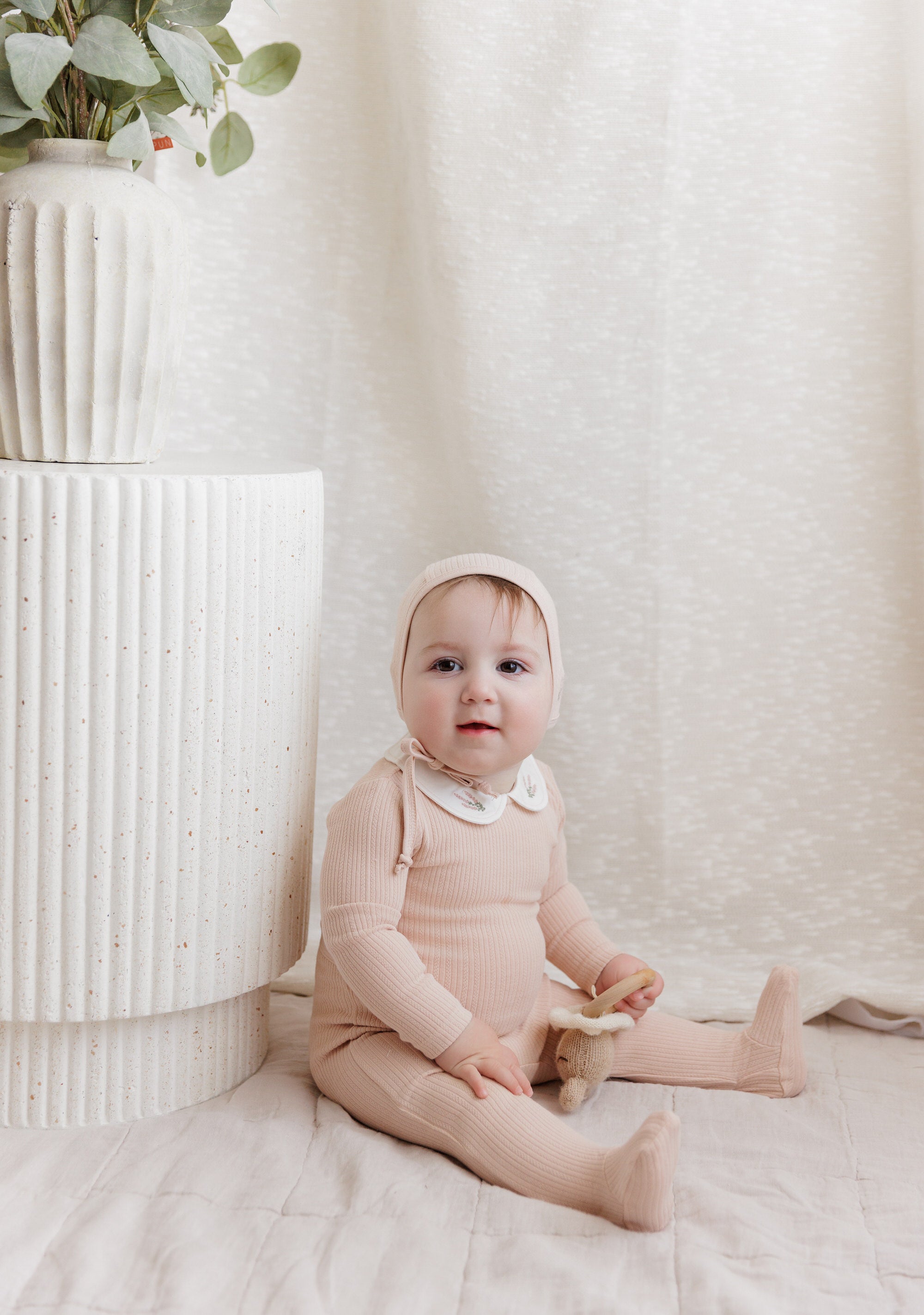Organic Cotton Embroidered Collar Collection - Take Me Home Set