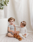 Organic Cotton Embroidered Collar Collection - Bib