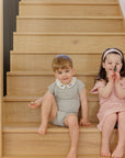 Organic Cotton Embroidered Collar Collection - 2Pc Set -Boys