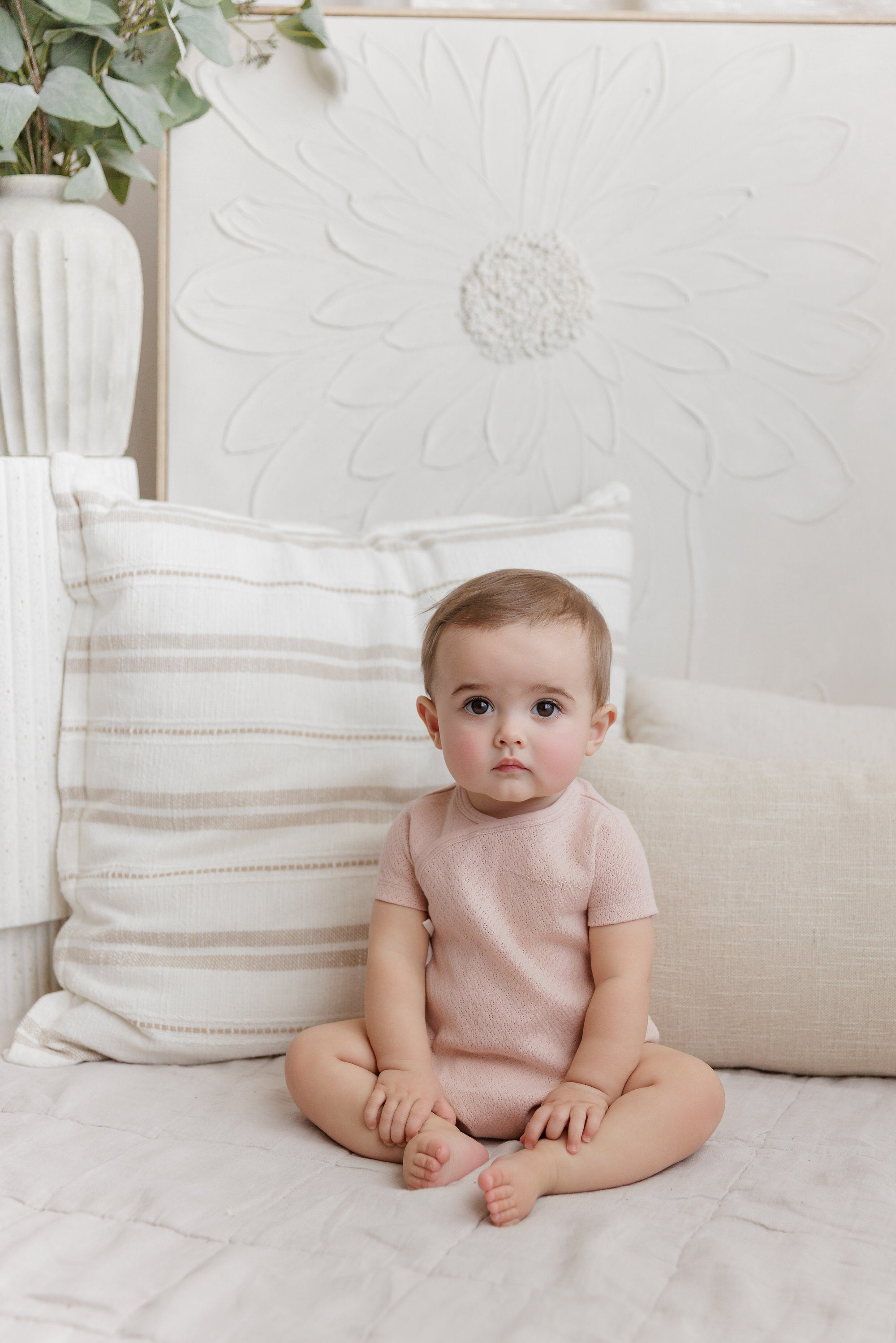 Organic Cotton Amore Pointelle Collection - Romper