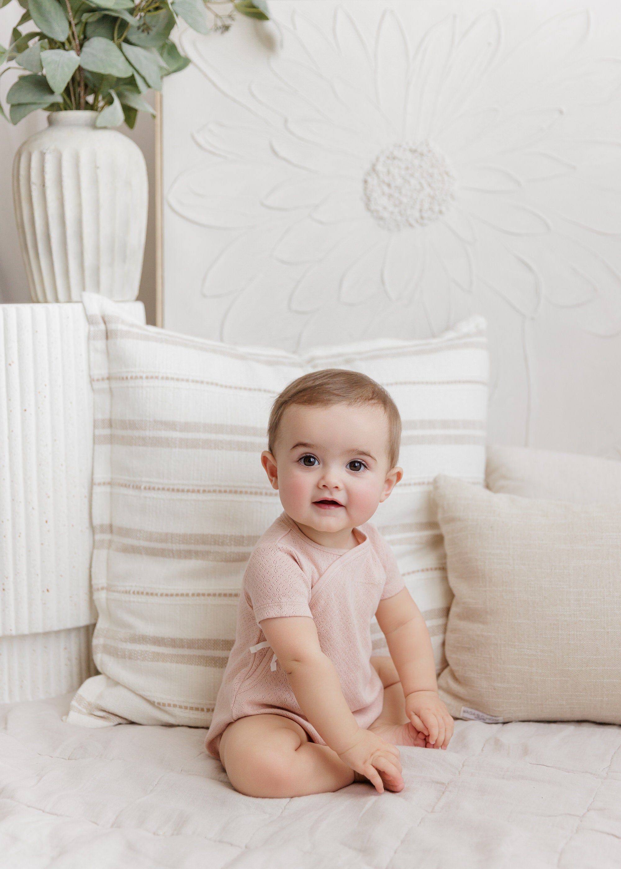 Organic Cotton Amore Pointelle Collection - Romper