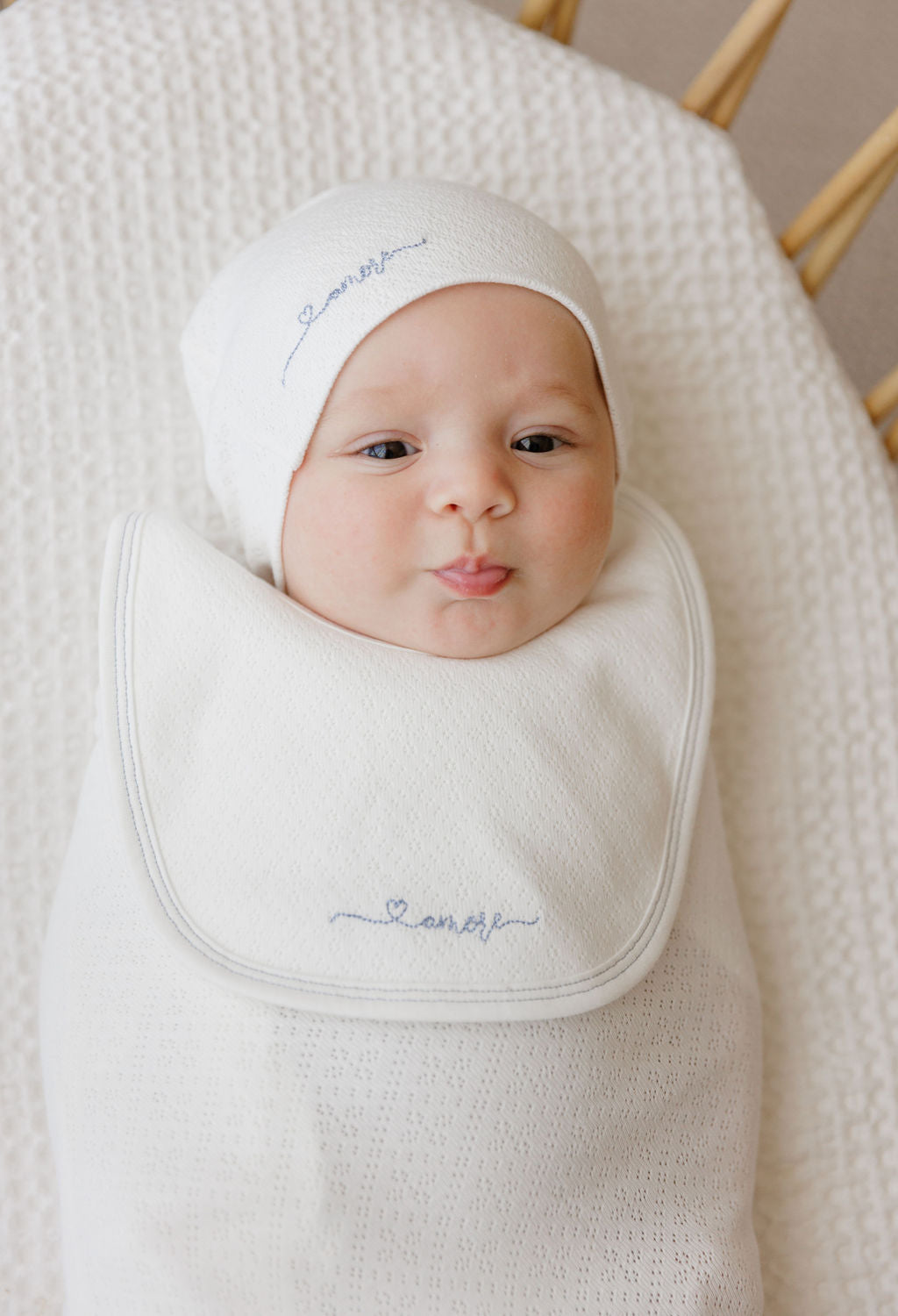 Organic Cotton Amore Pointelle Collection - Footie