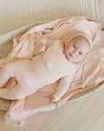 Heart and Star Button Pointelle Collection - Bib