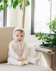 Heart and Star Button Pointelle Collection - Blanket