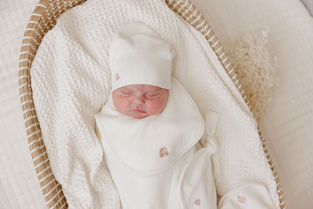 Squiggle Pointelle Collection - Bib